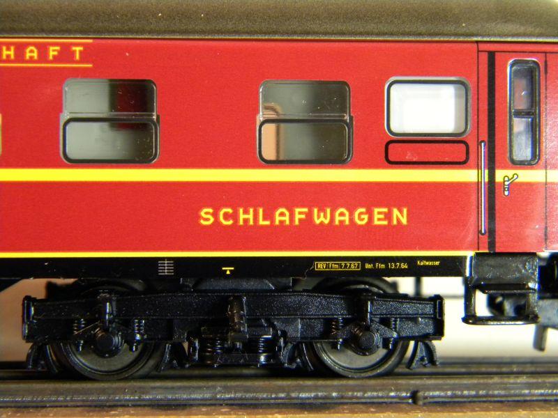 Märklin 0766-4 Schlafwagen DSG rot 12599401tz