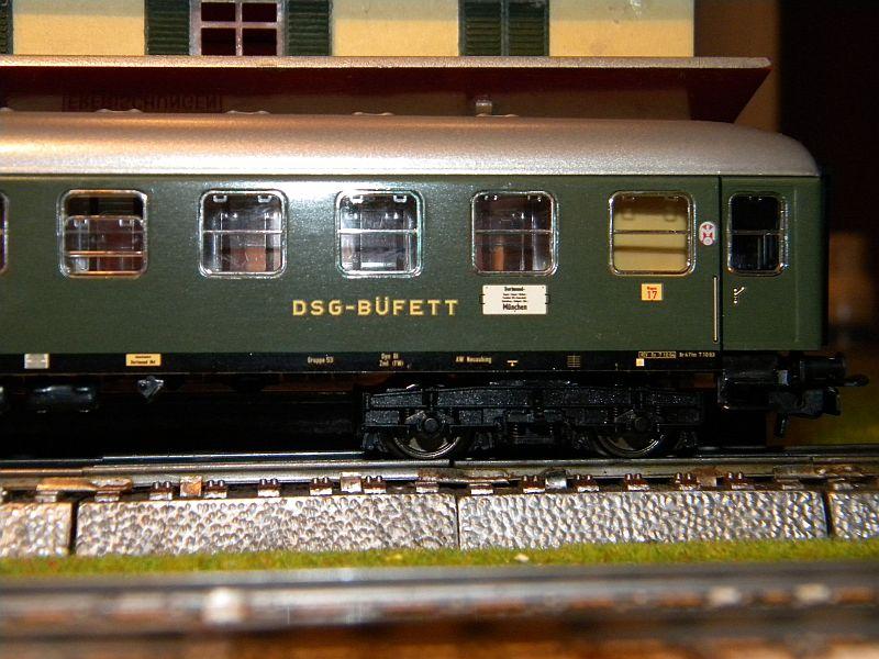 Märklin 0766-1 Buffetwagen DSG, grün 12823104fv