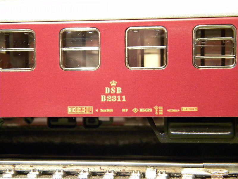 Märklin 0766-7 D-Zugwagen DSB, rot 12823198qn