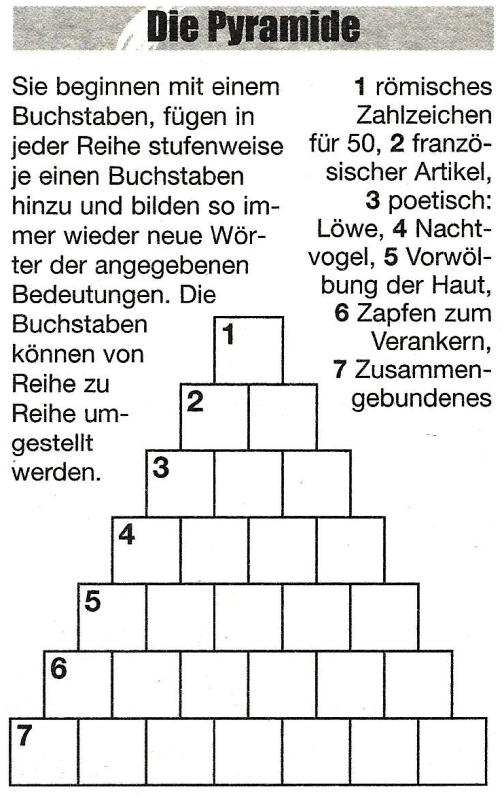 Daddy 190:Pyramide>>>GEL.VON WERNER x 3 Punkte 14601424tg