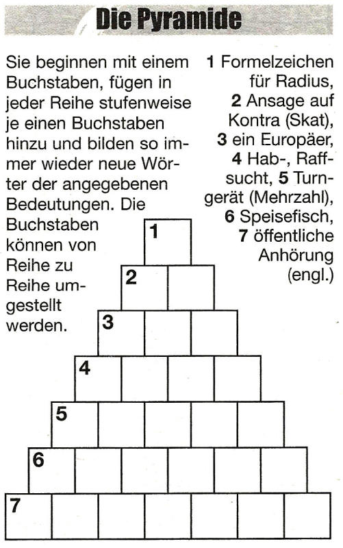 Daddy 233:Pyramide>>>GEL.VON HANNES x 3 Punkte 14729132yr