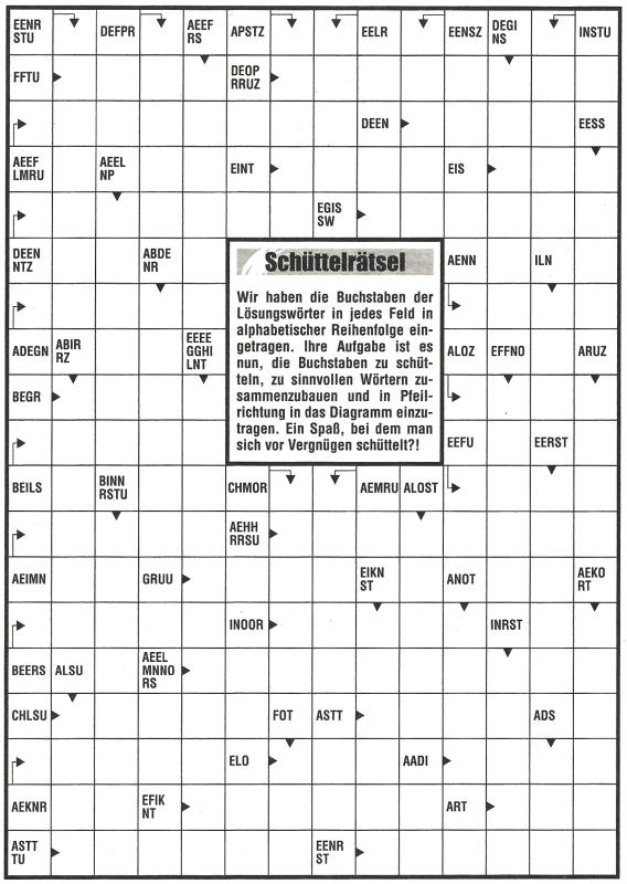 Daddy 236:Schüttelrätsel>>>GEL.FÜR LOTTI x 10 Punkte 14729137su