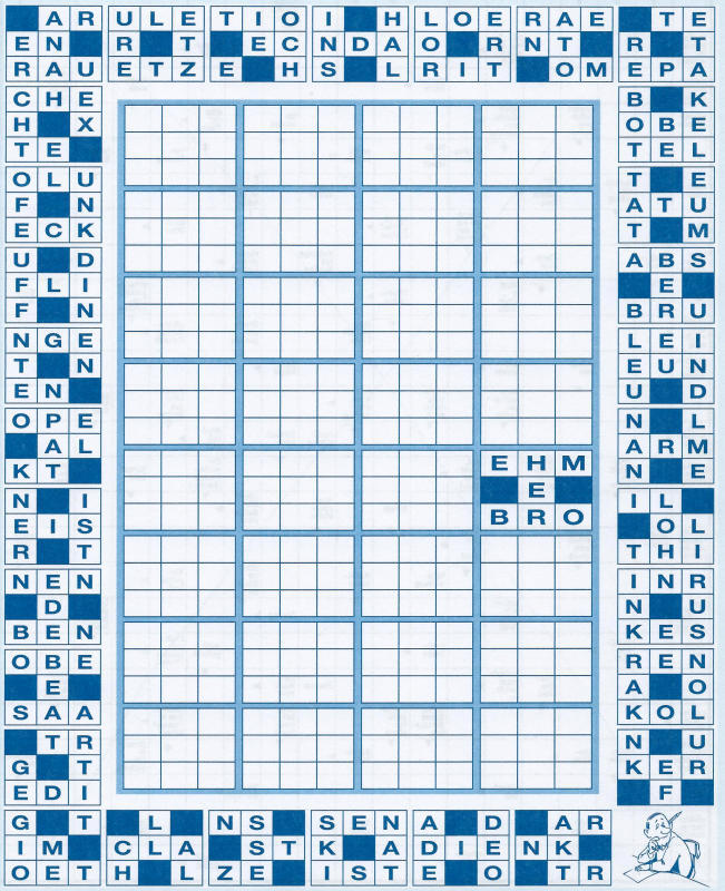 Daddy 391:Kreuzwortpuzzle>>>GEL.VON WERNER x 5 Punkte 14998827mk