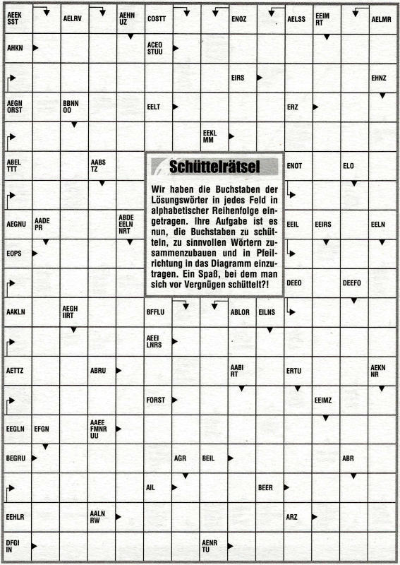 Daddy 711:Schüttelkreuzwort>>>GEL.VON WERNER x 10 Punkte 15606655ct