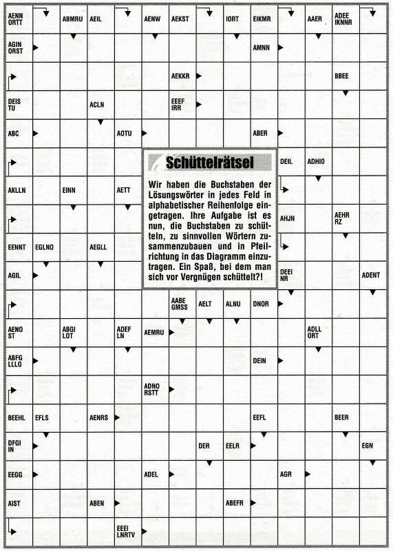 Daddy 725:Schüttelrätsel>>>GEL.VON WERNER x 10 Punkte 15626383zk