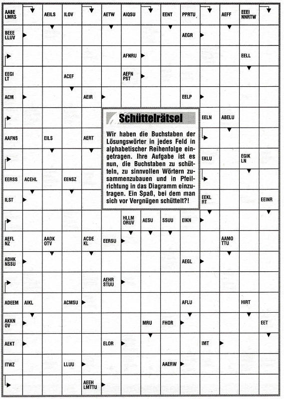 Daddy 840:Schüttelrätsel>>>GEL.VON WERNER x 10 Punkte 15913618mq