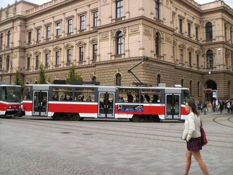 Straßenbahnen in Brünns Altstadt 16019537gw