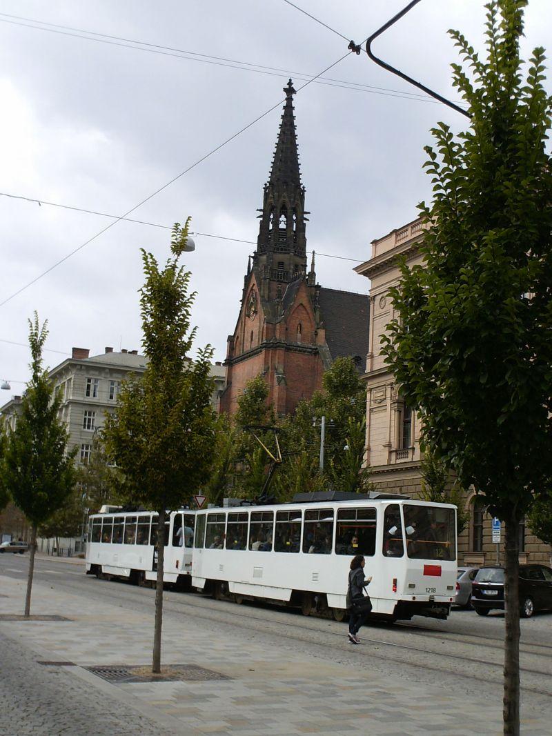 Straßenbahnen in Brünns Altstadt 16019538mf