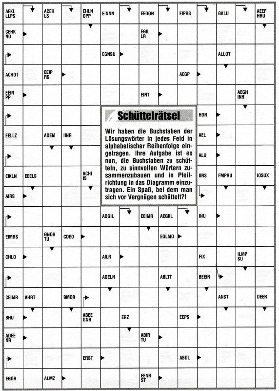 Daddy 891:Schüttelrätsel>>>GEL.VON WERNER x 10 Punkte 16035914ii