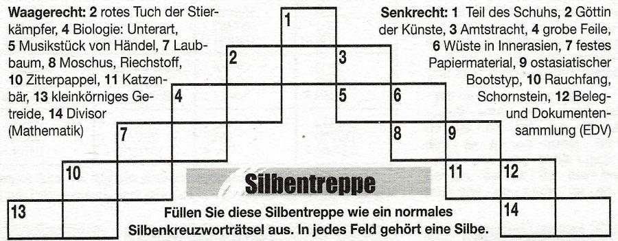 Daddy 958:Silbentreppe>>>GEL.FÜR MILKA x 5 Punkte 16224508yg