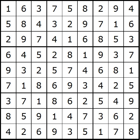 Daddy 940:Sudoku>>>GEL.FÜR LOTTI x 4 Punkte 16251481oi