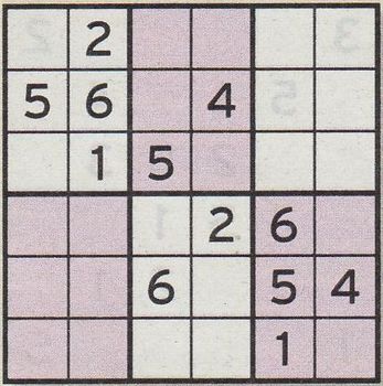 Werner 563 Sudoku Mini>>gelöst für Milka 2x 16296841dq