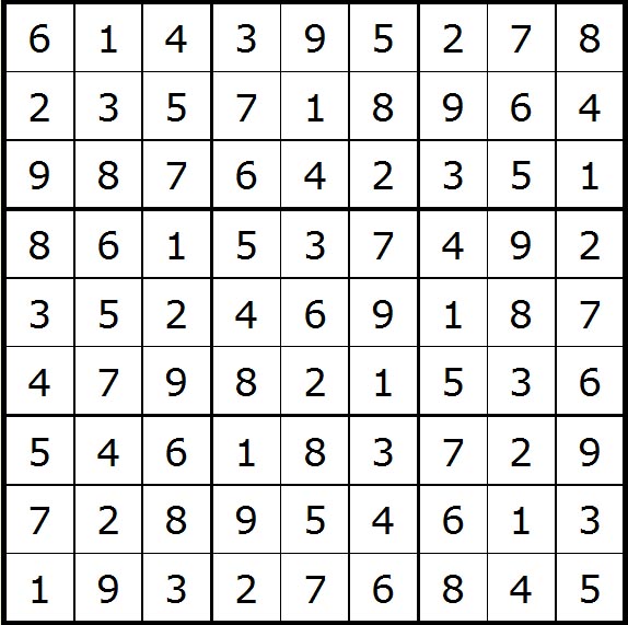 Werner 645 Sudoku>>gelöst von Hannes 3x 16461711ta