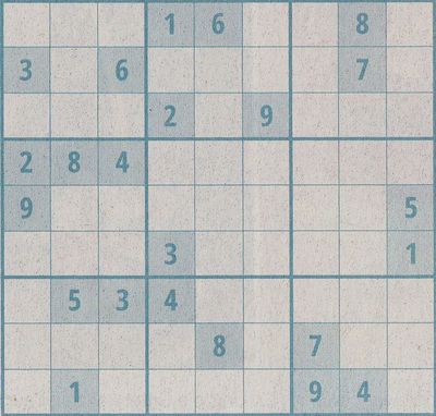 Werner 665 Sudoku>>gelöst von Hannes 3x 16490726vz