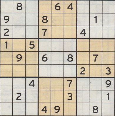 Werner 730 Sudoku>>gelöst von Hannes 3x 16634169ok