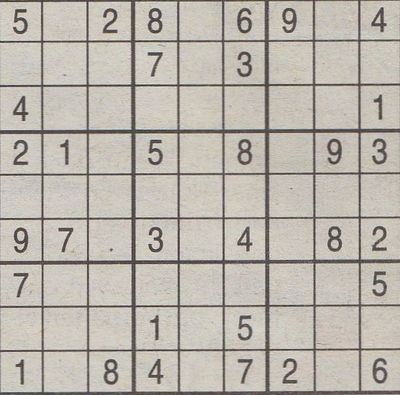 Werner 751 Sudoku>>gelöst von Hannes 3x 16715272si