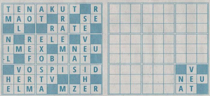 Werner 826 Kreuzwortpuzzle>>gelöst für Milka 5x 16834990vs