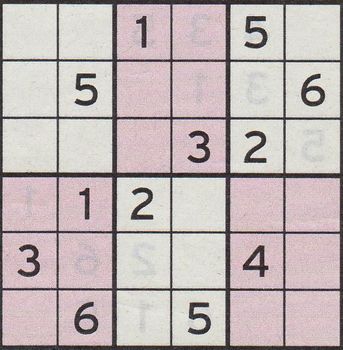 Werner 837 Sudoku Mini>>gelöst für Katze 2x 16852749dh