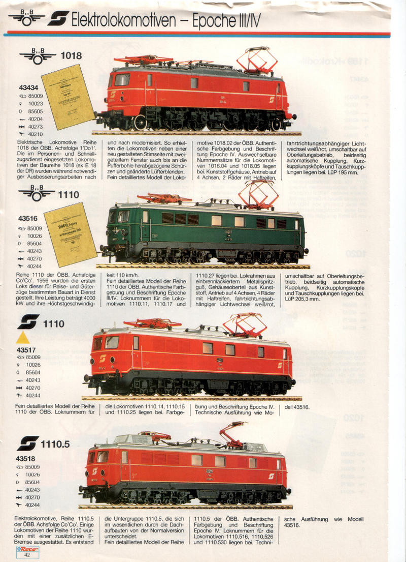 Äpfel mit Birnen vergleichen - Kleinbahn 1010 und Roco 1110 17027768jd