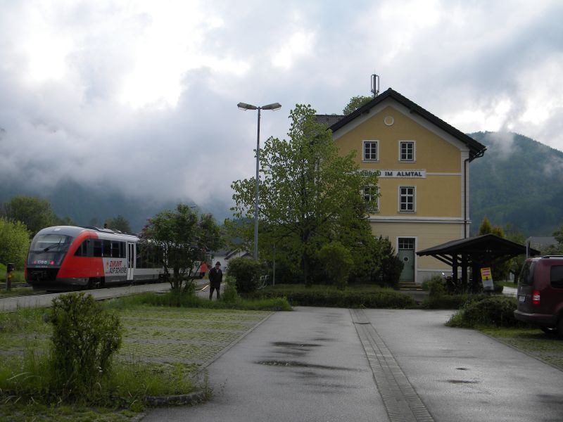 Almtalbahn - Endstation Grünau im Almtal 18214243eo