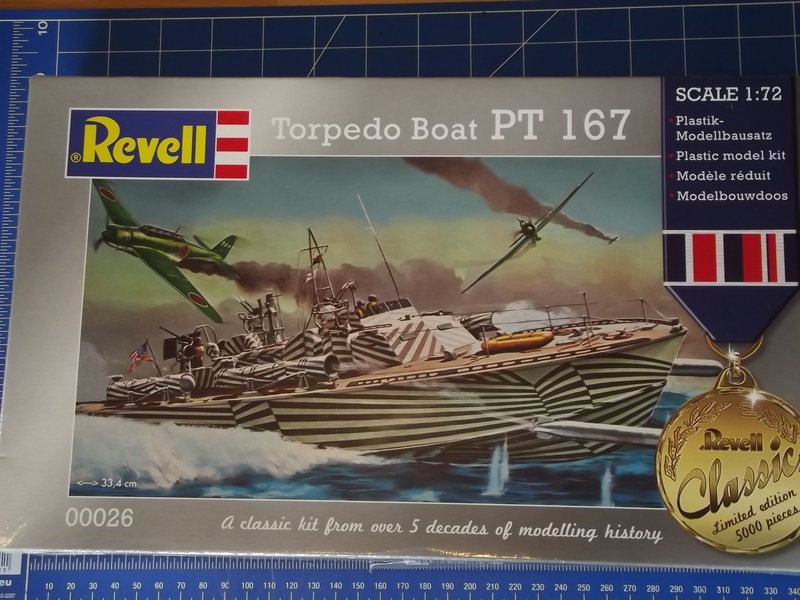 REVELL 00026 Torpedo Boat PT 167 (aka 109) im Maßstab 1:72 18332470nx