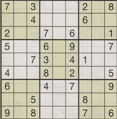 Werner 0006 Sudoku>>gelöst von Rieke 3x 20551460fe