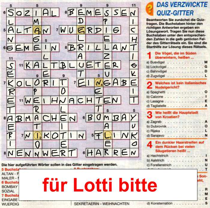 Milka 0139: Das verzwickte Quiz-Gitter>>>GELÖST FÜR LOTTI 5x 20737702na