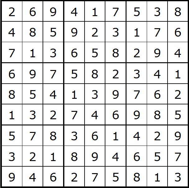 Werner 0064 Sudoku>>gelöst für Rieke 10x 20819019rv