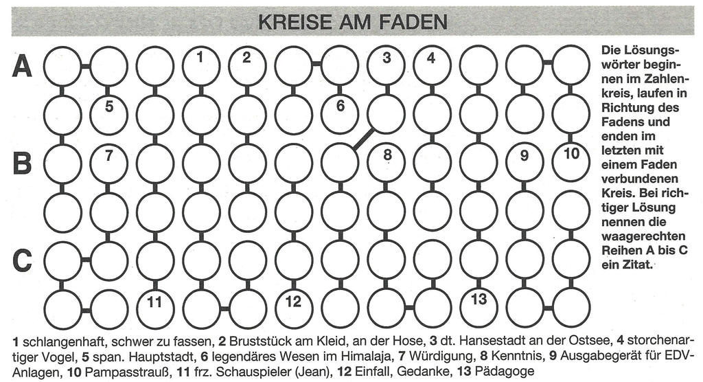 Daddy 0152:Kreise am Faden>>>GEL.VON WERNER x 5 Punkte 20928069in