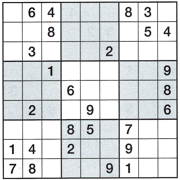 Daddy 0270:Sudoku>>>GEL.FÜR MILKA x 4 Punkte 21046117um
