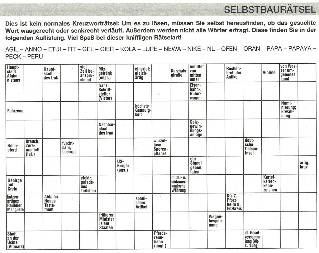 Daddy 0337:Selfmaderätsel>>>GEL.FÜR HEIKE 5 Punkte 21158973xh