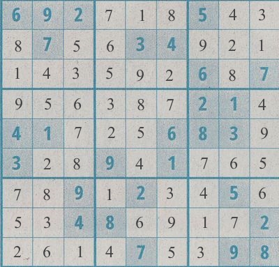 Werner 0131 Sudoku>>gelöst von Daddy 3x 21179412gr