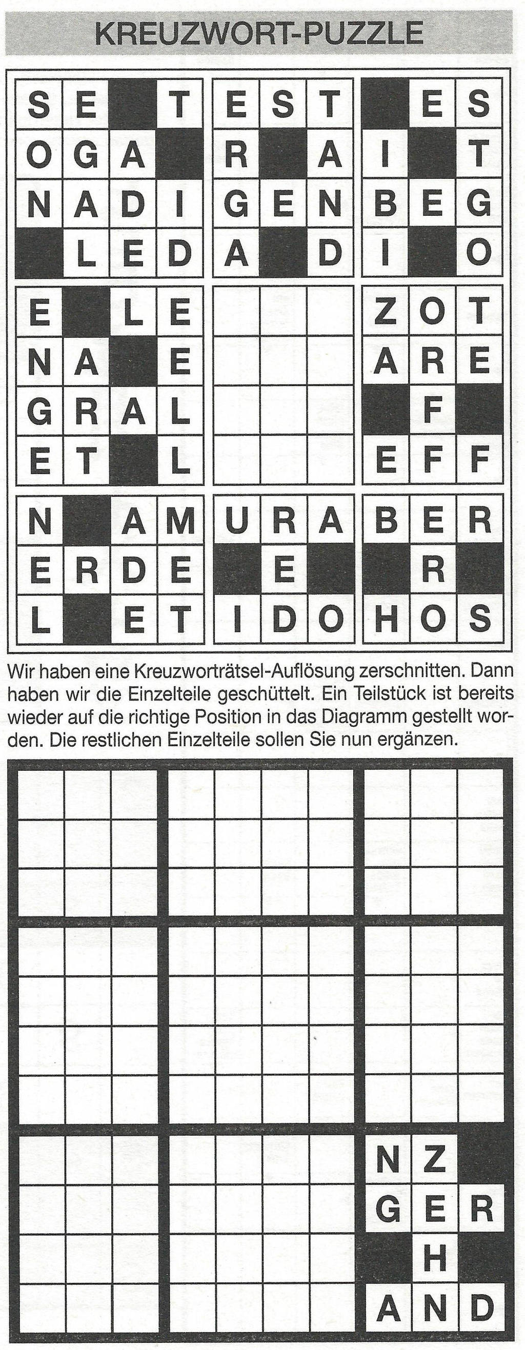 Daddy 0450:Kreuzwortpuzzle>>>GEL.FÜR MILKA x 5 Punkte 21300945pf