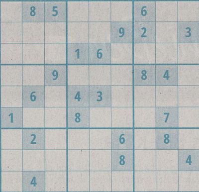 Werner 0176 Sudoku>>gelöst von Hannes 3x 21309676ze