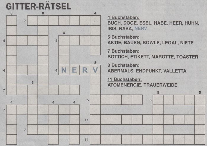 Werner 0183 Gitterrätsel>>gelöst von Rieke 5x 21332723vp