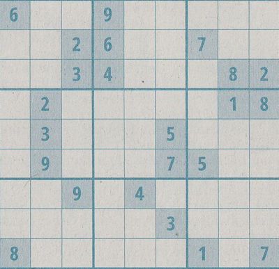 Werner 0240 Sudoku>>gelöst von Daddy 3x 21649996ao