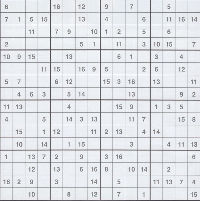 Werner 0268 Sudoku groß>>gelöst von Hannes 10x 21837323ki