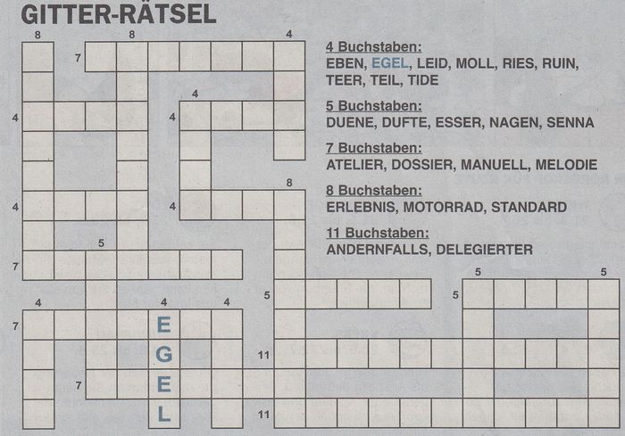 Werner 0404 Gitterrätsel>>gelöst von Hannes 3x 22461641ky