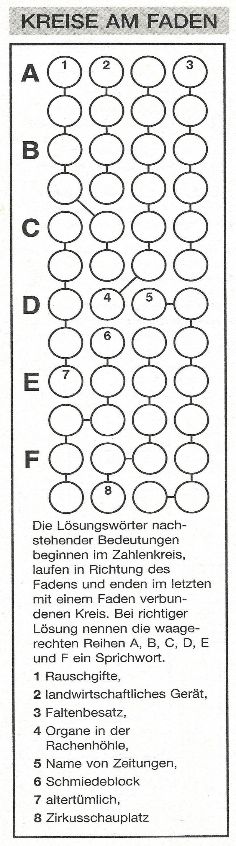 Daddy 1151:Kreise am Faden>>>GEL.VON WERNER x 5 Punkte 22606148db