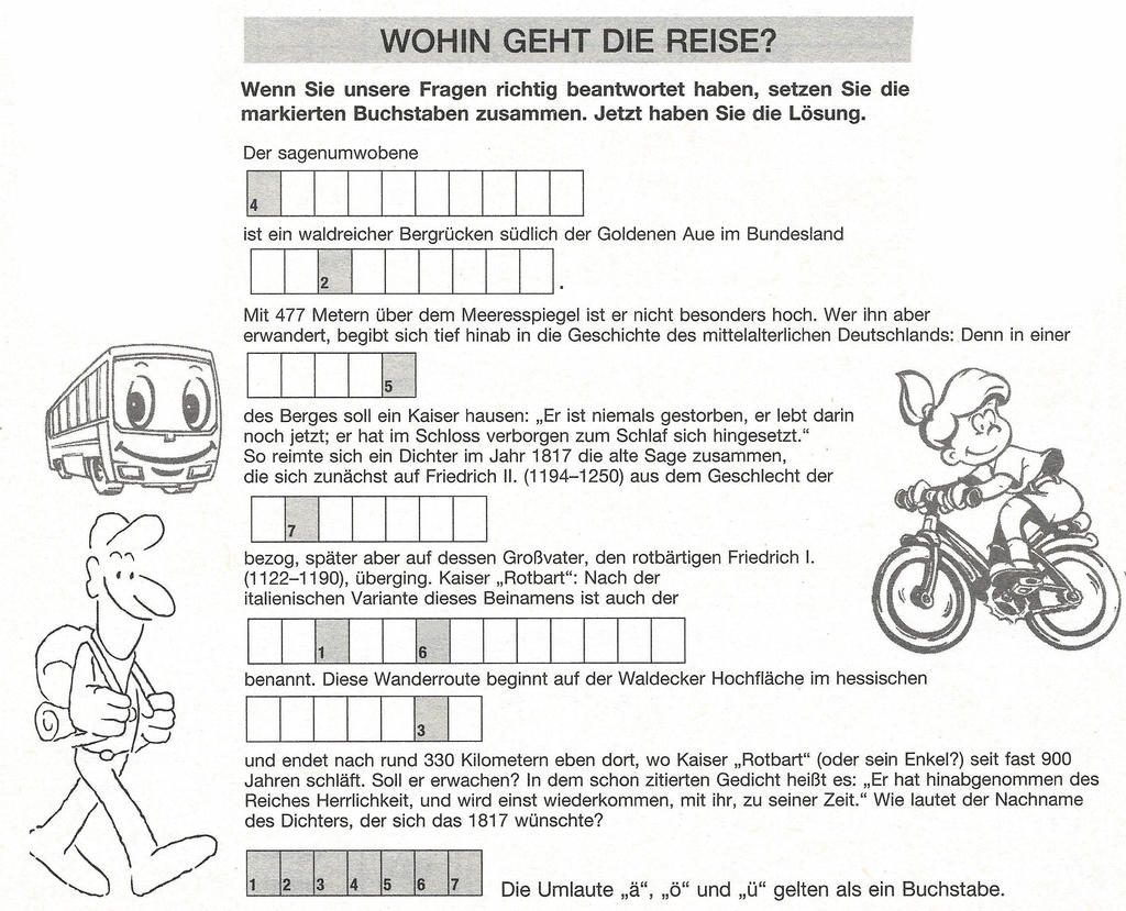 Daddy 1182:Wohin geht die Reise>>>GEL.VON WERNER x 5 Punkte 22662560hw