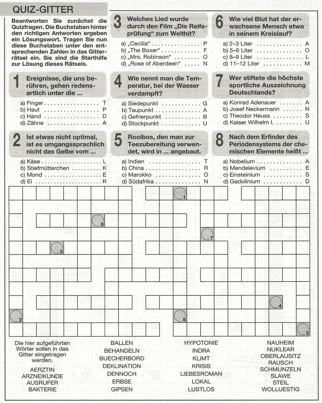 Daddy 1405:Quiz-Gitter>>>GEL.VON HANNES x 5 Punkte 23055473ai