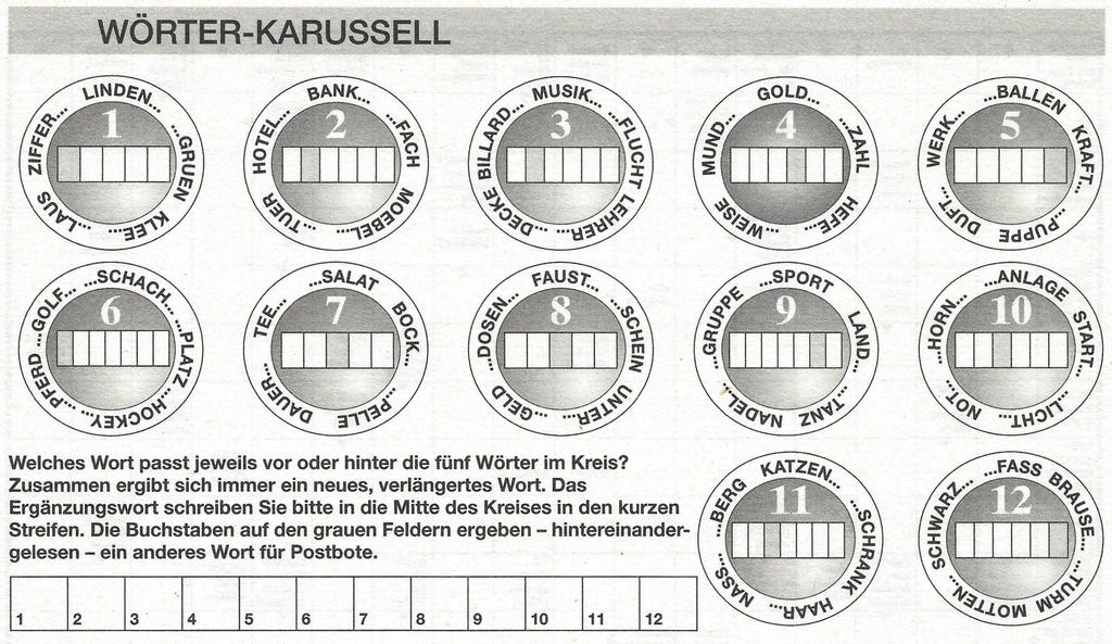 Daddy 1409:Wörter-Karussel>>>GEL.FÜR MILKA x 5 Punkte 23055478fy