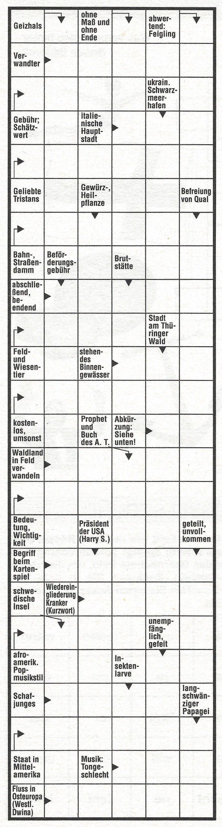 Daddy 1457:Kreuzworträtsel>>>GEL.FÜR KAKTUS x 5 Punkte 23135704dr