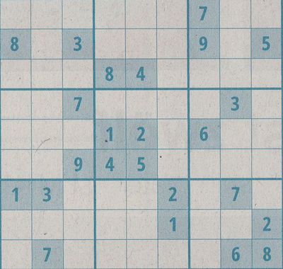 Werner 0637 Sudoku>>gelöst für Streuner 3x 23185042ba