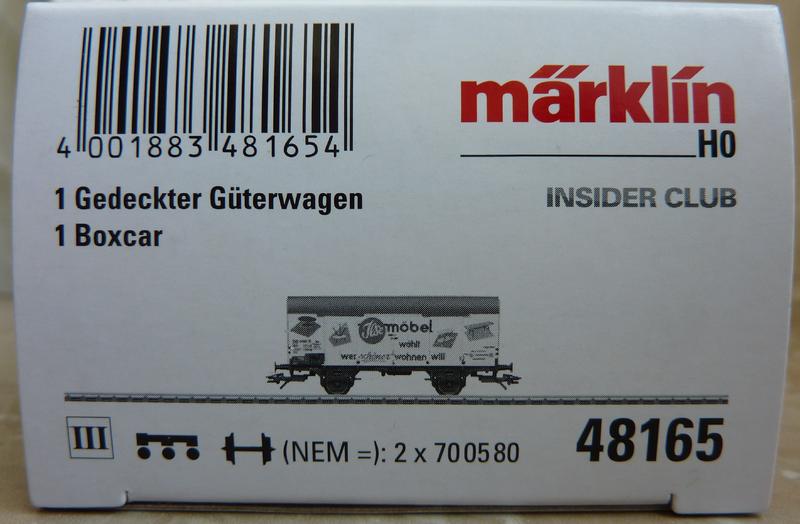 Märklin 48165 - Insider Jahreswagen 2015 23263818an