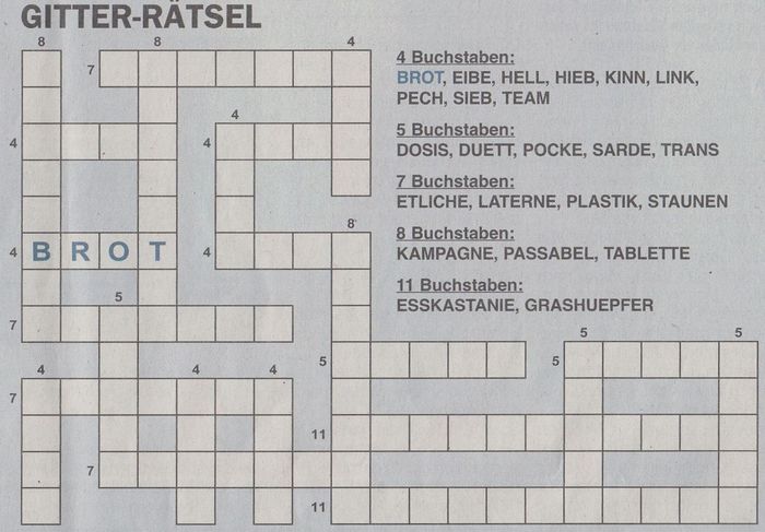 Werner 0673 Gitterrätsel>>gelöst von Hannes 3x 23308654gf