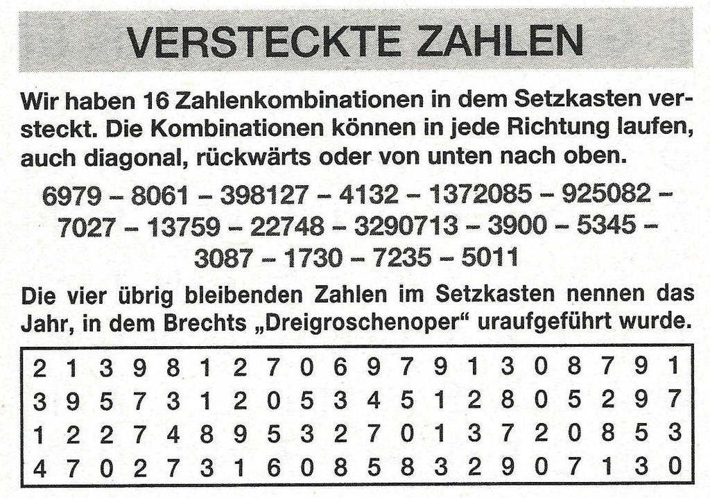 Daddy 1793:Zahlensuche>>>GEL.FÜR HEIKE x 5 Punkte 23759087zv