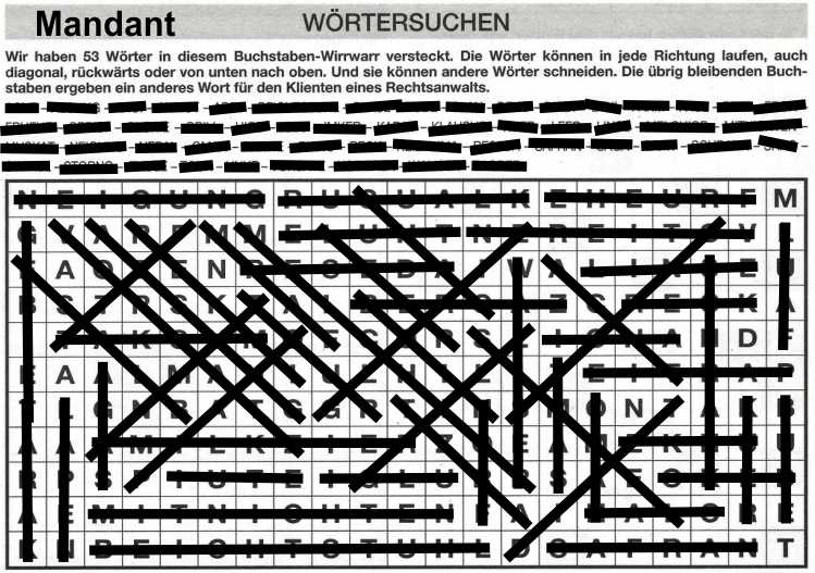 Daddy 1770:Wörtersuche>>>GEL.VON WERNER x 10 Punkte 23858807fz