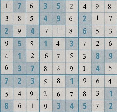 Werner 0820 Sudoku>>gelöst von Daddy 3x 23913144ge