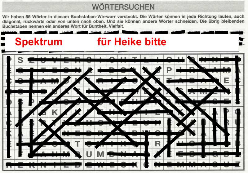 Daddy 0063:Wörterversteck>>>GEL.FÜR HEIKE x 5 Punkte 24237531qh